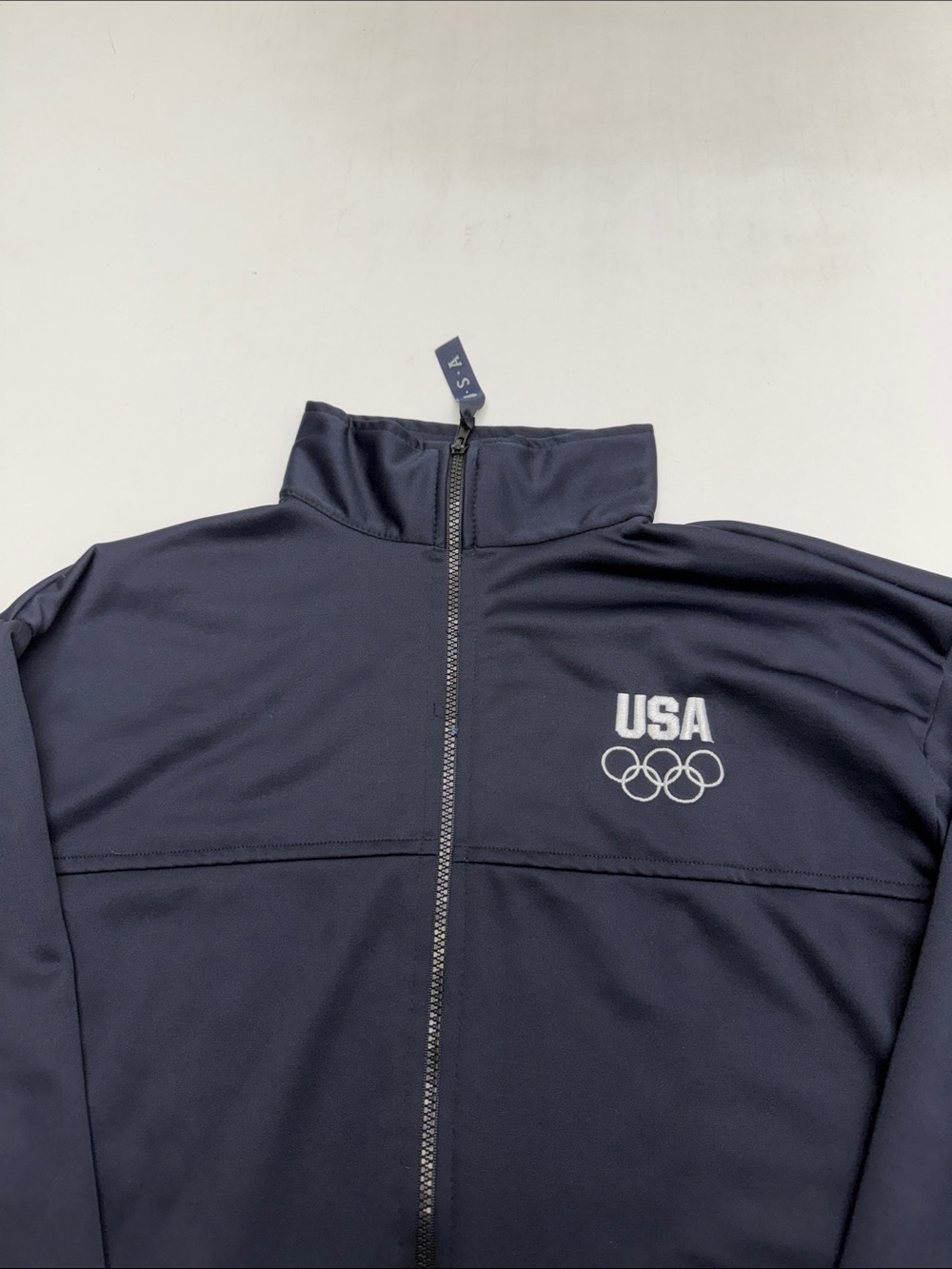 USA OLYMPICS Men’s XL Blue Full Zip Sweatshirt - Picture 2 of 3